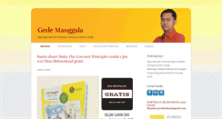 Desktop Screenshot of gedemanggala.com