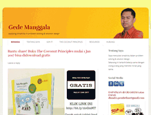 Tablet Screenshot of gedemanggala.com